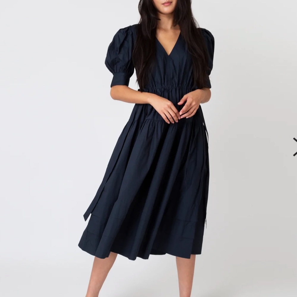 Ulla Johnson Navy Imani dress - spring summer 2022